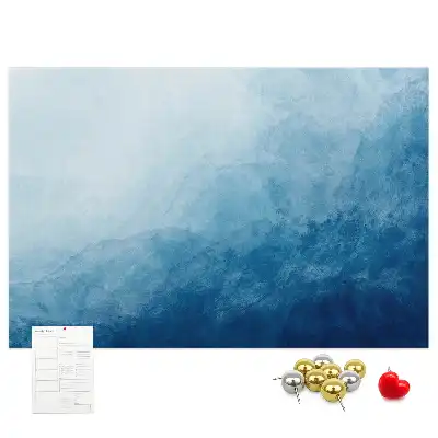 Pinnwand Abstraktion Wasser