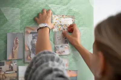 Bilder Korktafel im abstrakten Dreiecksmuster