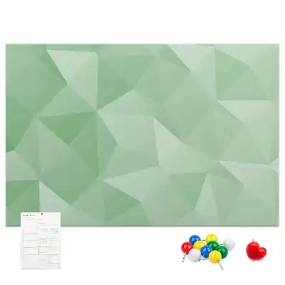 Bilder Korktafel im abstrakten Dreiecksmuster