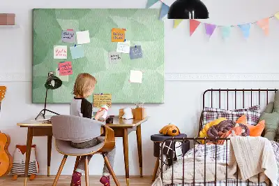Bilder Korktafel im abstrakten Dreiecksmuster
