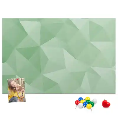 Bilder Korktafel im abstrakten Dreiecksmuster