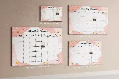 Bilder-Korktafel Monatsplanung Aufgaben