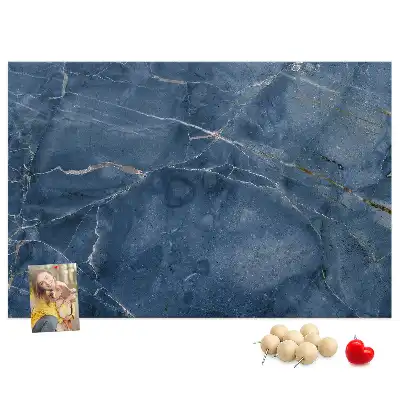 Bedruckte Korkplatte mit stilvoller Marmoroptik