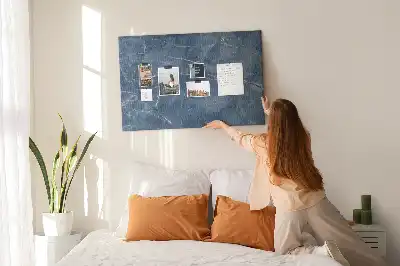 Bedruckte Korkplatte mit stilvoller Marmoroptik