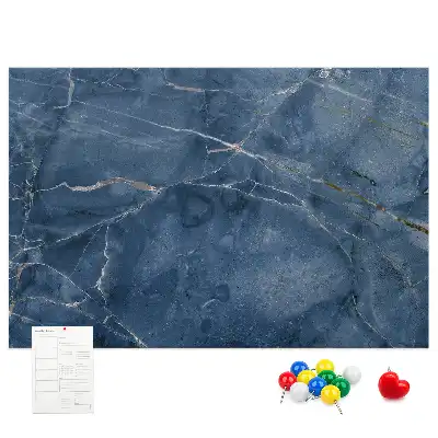 Bedruckte Korkplatte mit stilvoller Marmoroptik