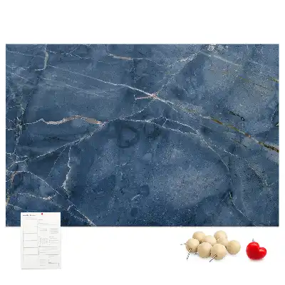 Bedruckte Korkplatte mit stilvoller Marmoroptik