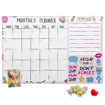 Pinnwand Dreißig-Tage-Organizer