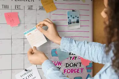 Pinnwand Dreißig-Tage-Organizer