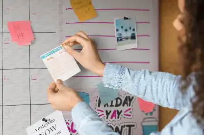 Pinnwand Dreißig-Tage-Organizer