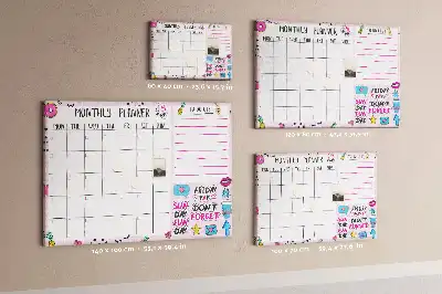Pinnwand Dreißig-Tage-Organizer