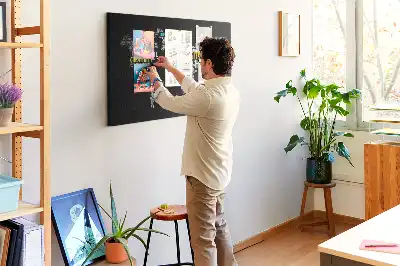 Bedruckte Korkplatte mit Weltkarten-Motiv
