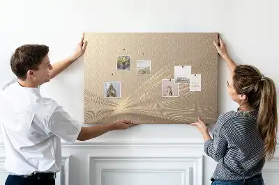 Pinnwand mit Abstraktes Licht Motiv