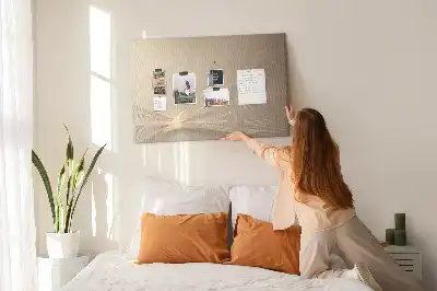 Pinnwand mit Abstraktes Licht Motiv