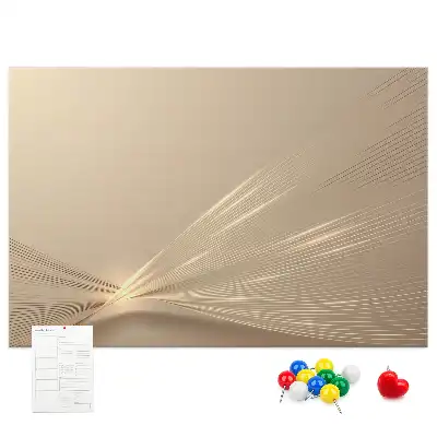 Pinnwand mit Abstraktes Licht Motiv