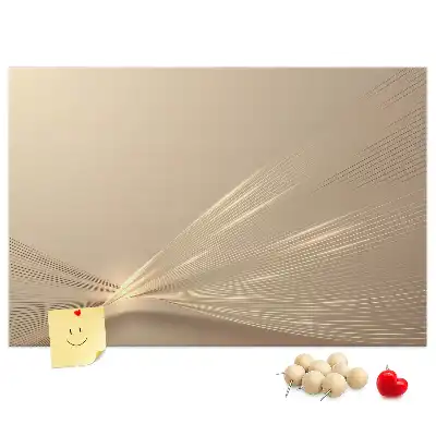 Pinnwand mit Abstraktes Licht Motiv