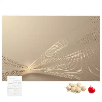 Pinnwand mit Abstraktes Licht Motiv