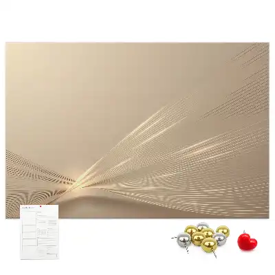 Pinnwand mit Abstraktes Licht Motiv