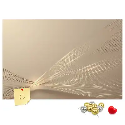 Pinnwand mit Abstraktes Licht Motiv