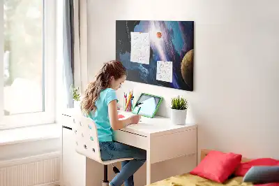 Bilder-Korktafel Große Galaxie
