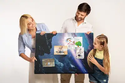 Bilder-Korktafel Große Galaxie