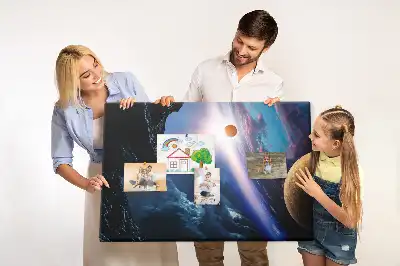 Bilder-Korktafel Große Galaxie