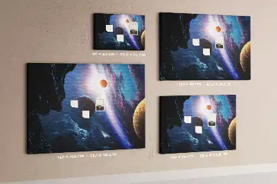 Bilder-Korktafel Große Galaxie