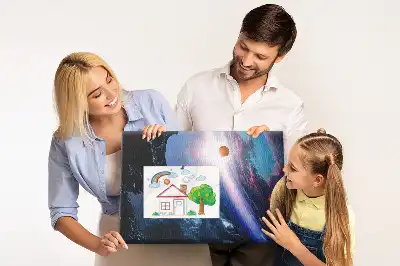 Bilder-Korktafel Große Galaxie