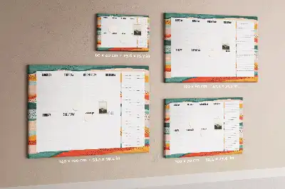 Pinnwand Retro Wochenplaner
