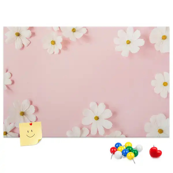 Kork Pinnwand Gänseblümchenblüten