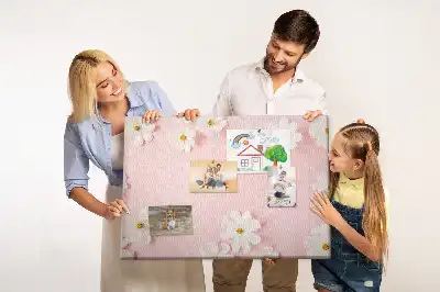 Kork Pinnwand Gänseblümchenblüten