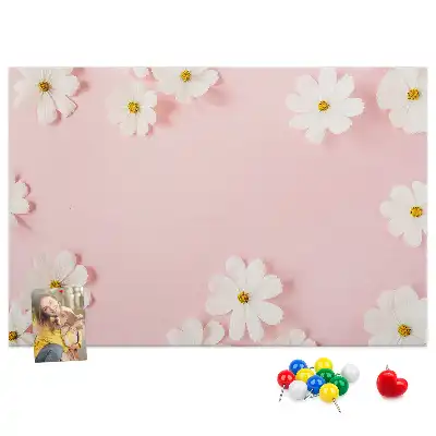 Kork Pinnwand Gänseblümchenblüten
