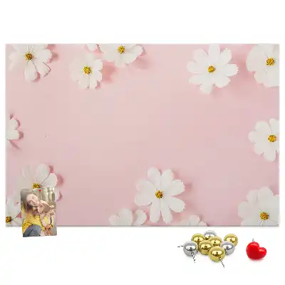 Kork Pinnwand Gänseblümchenblüten