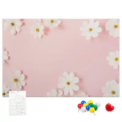 Kork Pinnwand Gänseblümchenblüten