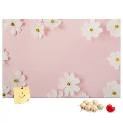 Kork Pinnwand Gänseblümchenblüten
