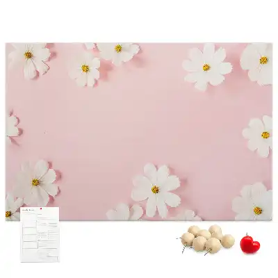 Kork Pinnwand Gänseblümchenblüten
