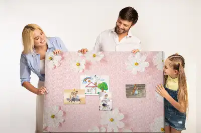 Kork Pinnwand Gänseblümchenblüten