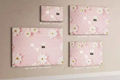 Kork Pinnwand Gänseblümchenblüten