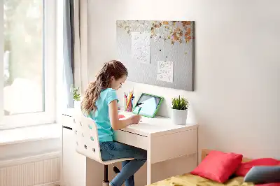Bilder-Korktafel mit Sternmotiv