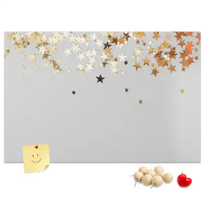 Bilder-Korktafel mit Sternmotiv