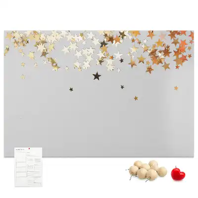 Bilder-Korktafel mit Sternmotiv