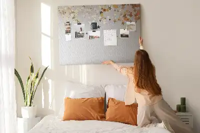 Bilder-Korktafel mit Sternmotiv