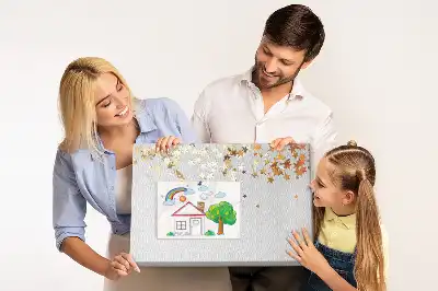 Bilder-Korktafel mit Sternmotiv