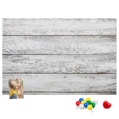 Bedruckte Korkplatte mit bemaltem Design