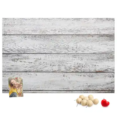 Bedruckte Korkplatte mit bemaltem Design