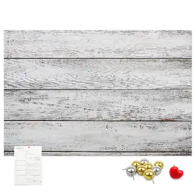 Bedruckte Korkplatte mit bemaltem Design