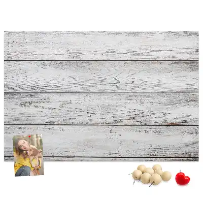 Bedruckte Korkplatte mit bemaltem Design