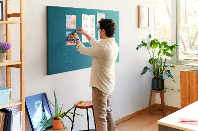 Bedruckte Korkplatte mit Meeresabstraktion