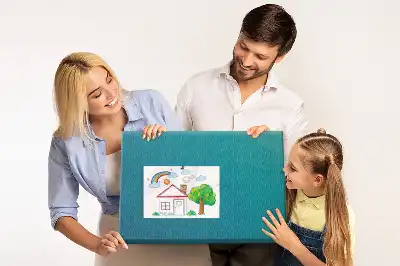 Bedruckte Korkplatte mit Meeresabstraktion