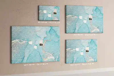 Bilder-Korktafel in eleganter Felsoptik
