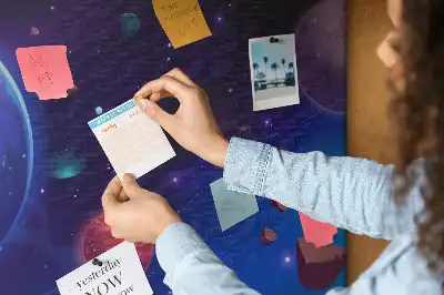 Bilder-Korktafel Planeten Galaxie